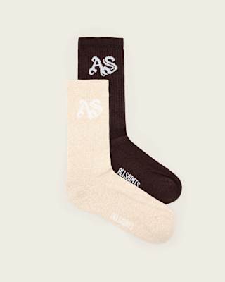AllSaints AllSaints Gothic 2 Pack Socks
