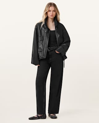 AllSaints Sadie Barrel Leg Denim Jeans