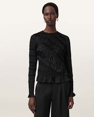 AllSaints Nyla Long Sleeve Top