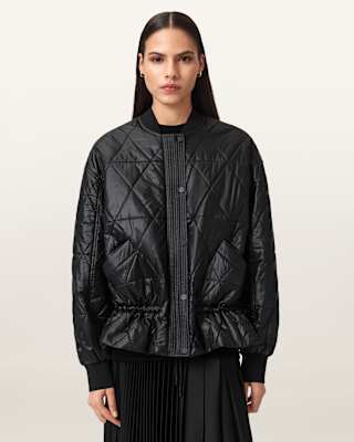 AllSaints Alli Quilted Bomber Jacket