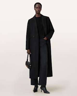 AllSaints Nellie Double Breasted Coat