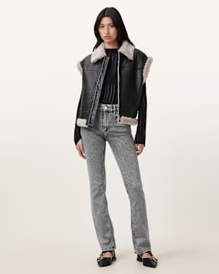 AllSaints Haldan Slim Bootcut Denim Jeans