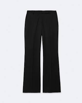 AllSaints Leonie Wide-Leg Pleated Wool Pants