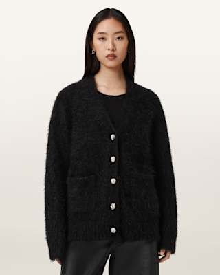 AllSaints Rubi Embellished Cardigan