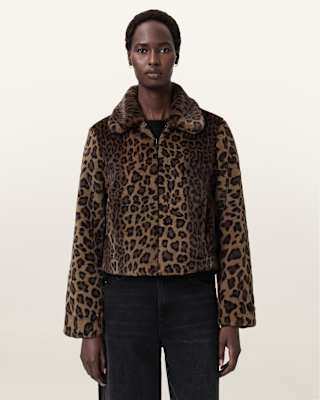 AllSaints Saye Faux Fur Jacket