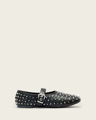 AllSaints Sabine Leather Stud Shoes