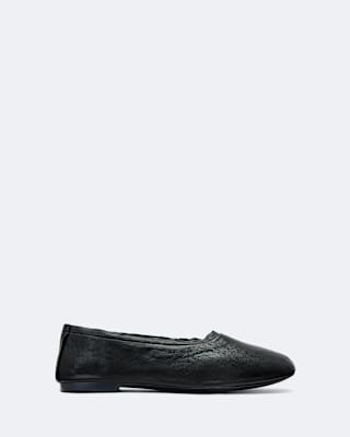 AllSaints Hailee Leather Ballet Flats