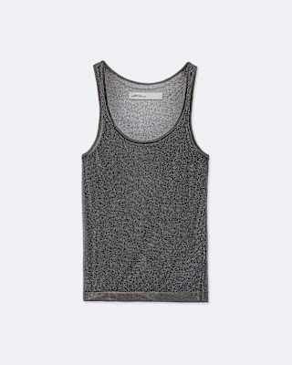 AllSaints Silvi Fitted Metallic Vest
