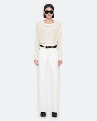 AllSaints Ridley Cropped Wool Sweater