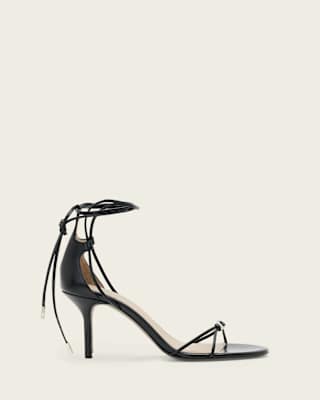 AllSaints Ali Leather Siletto Sandals