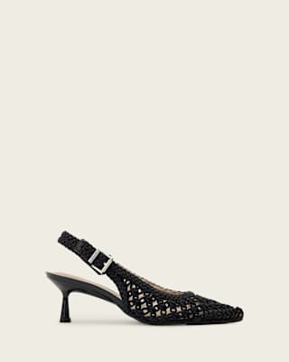 AllSaints Violet Slingback Pointed Toe Heels