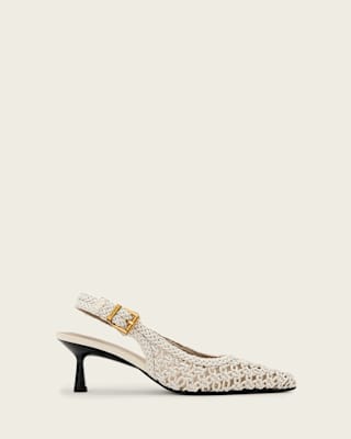 AllSaints Violet Slingback Pointed Toe Heels