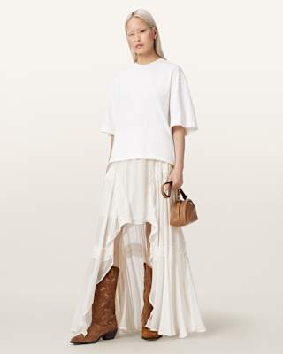 AllSaints Dorina Voluminous Maxi Skirt