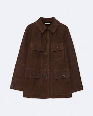 AllSaints Roiya Suede Hunting Jacket