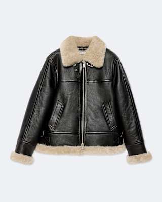 AllSaints Lennox Relaxed-Fit Shearling Jacket