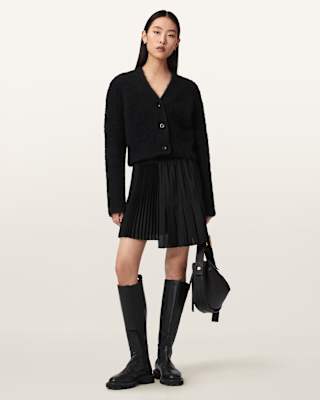AllSaints Jax Asymmetric Mini Skirt