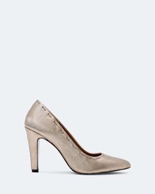 AllSaints Anna Hand-Stitch Almond-Toe Court Shoe