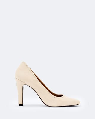 AllSaints Anna Hand-Stitch Almond-Toe Court Shoe