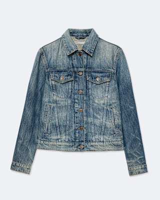 AllSaints Regular-Fit Denim Trucker Jacket