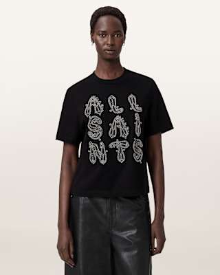 AllSaints Ella Lisa Embellished T-Shirt