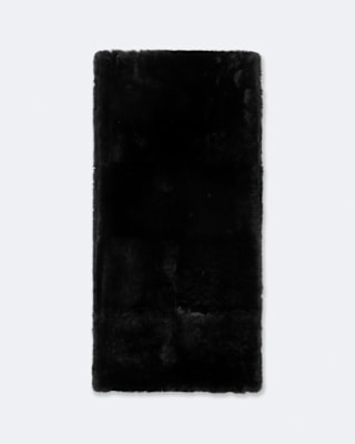 AllSaints Harper Patch Shearling Scarf