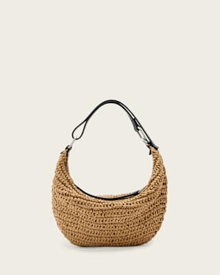 AllSaints Luna Micro Woven Bag