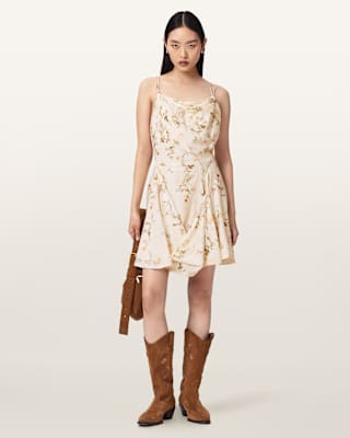 AllSaints Claire Floral Mini Dress