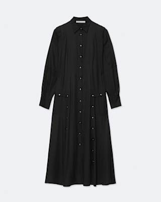AllSaints Artemis Silk-Blend Midi Dress