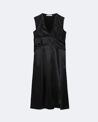 AllSaints Jeanne Wrap Midi Dress