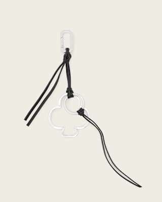 AllSaints Club Metal Keyring