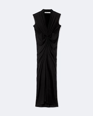 AllSaints Dariya Draped Jersey Maxi Dress