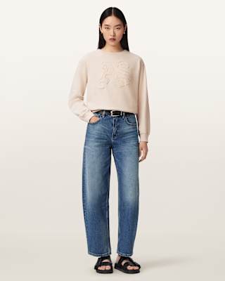 AllSaints Insignia Pippa Crew Neck Sweatshirt