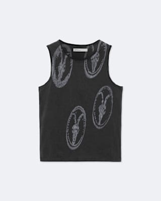 AllSaints Jenny Stamped Regular-Fit Tank Top