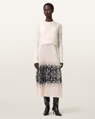 AllSaints Curtis Ophis 2-in-1 Dress