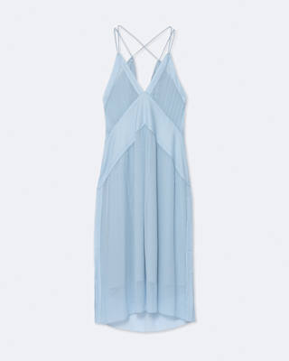 AllSaints Fawn Viscose Midi Slip Dress