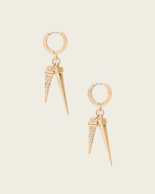AllSaints Laio Double Spike Earrings