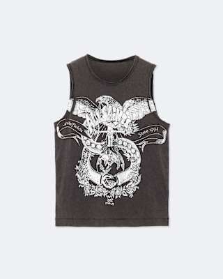 AllSaints Jenny Emblems Regular-Fit Tank Top