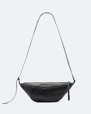 AllSaints Esme Whipstitch Leather Crossbody Bag