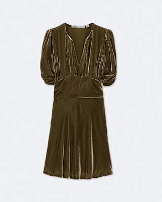 AllSaints Ena Velvet Mini Dress
