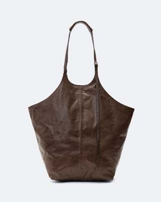 Siloh Leather Magazine Tote Bag