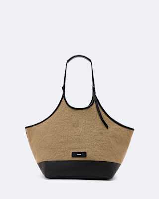AllSaints Siloh Oversized Canvas Tote Bag