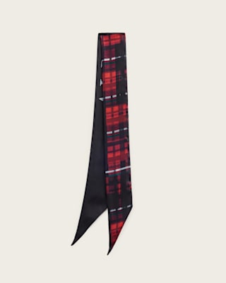 AllSaints Indy Skinny Silk Scarf