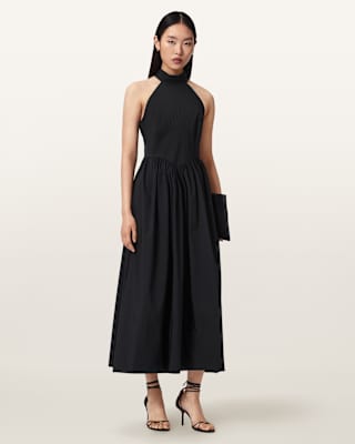 AllSaints Arora Sleeveless Maxi Dress