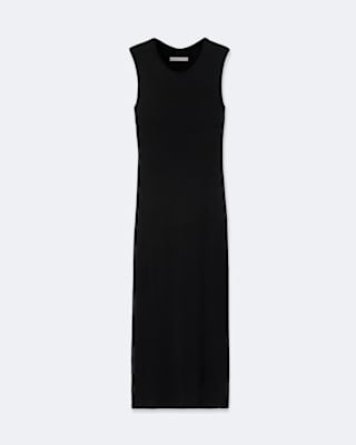 AllSaints Ilia Twisted-Back Bodycon Midi Dress