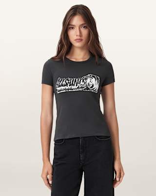 AllSaints Williams X AllSaints Burnout Stevie T-Shirt