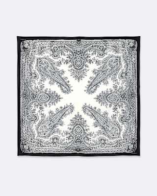 AllSaints Avalon Printed Square Silk Scarf
