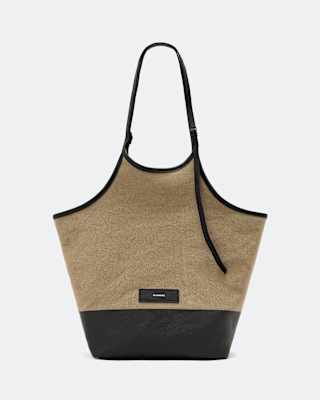AllSaints Siloh Canvas Magazine Tote Bag