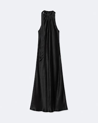 AllSaints Beril Bias-Cut Slip Dress