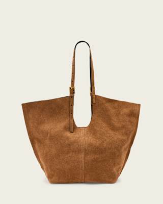AllSaints Ara Suede Tote Bag