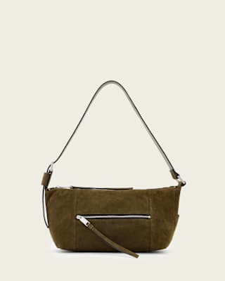 AllSaints Vega Suede Shoulder Bag